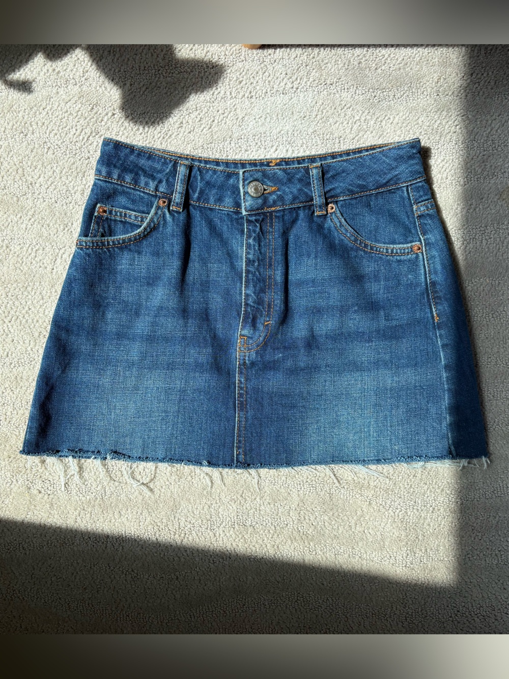 Topshop Denim Mini Skirt!